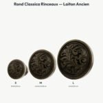 Poignée Rond Classica Rinceaux Laiton Ancien — comparaison des tailles — Holdon Paris