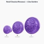 Poignée Rond Classica Rinceaux Lilas Sombre — comparaison des tailles — Holdon Paris