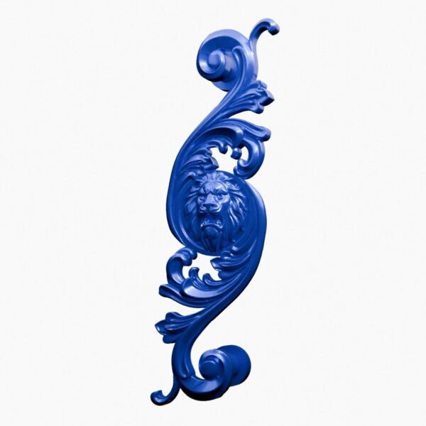 Arabesque Classica — Lion Rugissant — L — Bleu Electrique