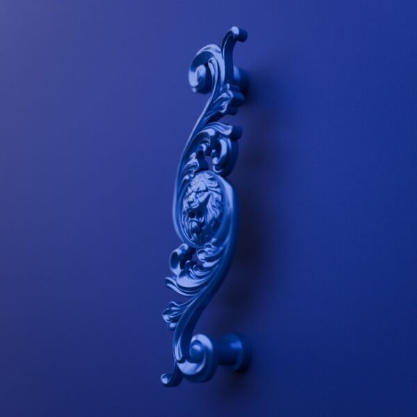 Arabesque Classica — Lion Rugissant — L — Bleu Electrique
