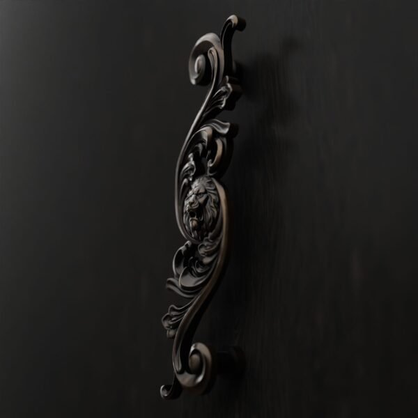 Arabesque Classica — Lion Rugissant — XL — Bronze Ancien