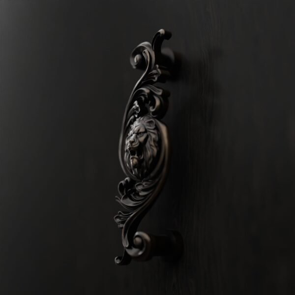 Classica Arabesque, Roaring Lion, M, Antique Bronze
