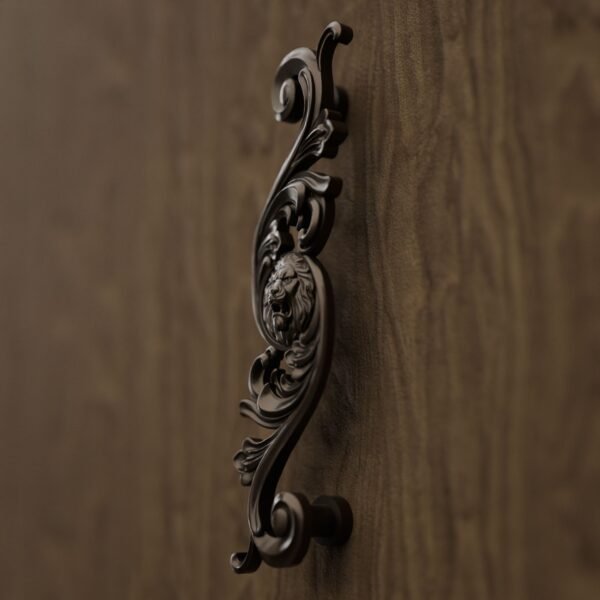 Arabesque Classica — Lion Rugissant — XL — Bronze Mat