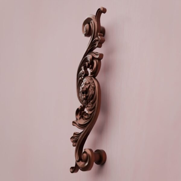 Arabesque Classica — Lion Rugissant — XL — Cuivre Satiné