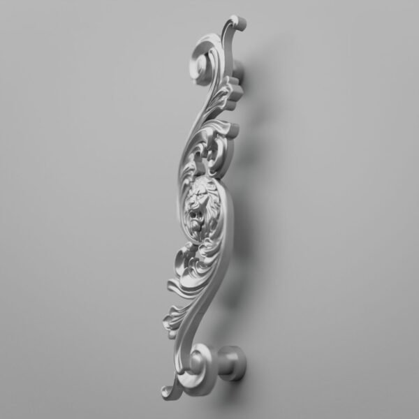 Arabesque Classica — Lion Rugissant — XL — Gris argenté