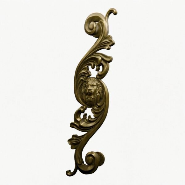 Arabesque Classica — Lion Rugissant — XL — Laiton Satiné