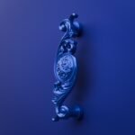 Classica Arabesque, Scrollwork, M, Electric Blue