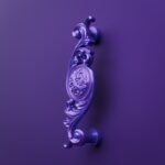 Classica Arabesque, Scrollwork, M, Dark Lilac