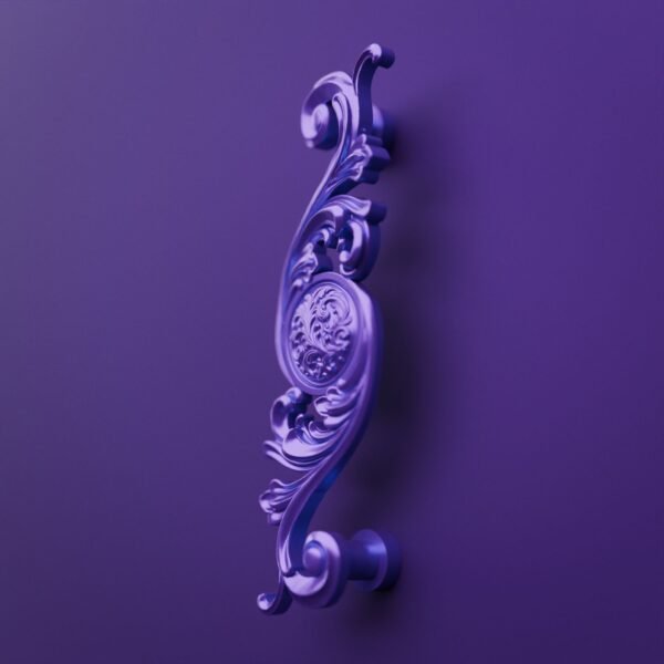 Classica Arabesque, Scrollwork, L, Dark Lilac