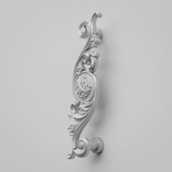 Classica Arabesque, Scrollwork, L, White Snow