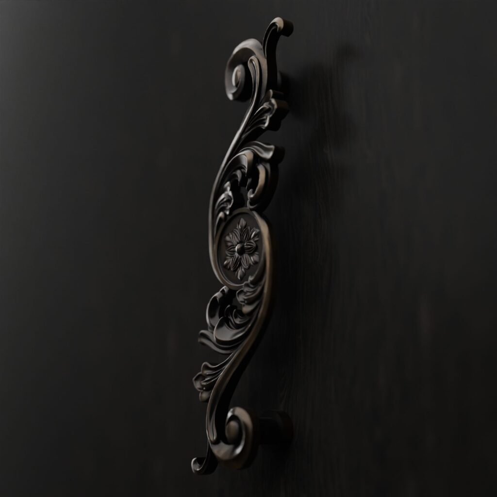 Classica Arabesque, Rosette, XL, Antique Bronze - Holdon Paris