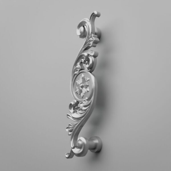 Classica Arabesque, Rosette, L, Silver Gray