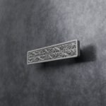 Palazzo Bar, Scrollwork, S, Satin Aluminum