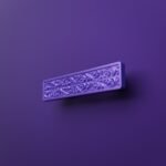 Barre Palazzo Rinceaux Lilas Sombre - Holdon Paris