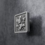 Carré Palazzo Rosace Aluminium Satiné - Holdon Paris