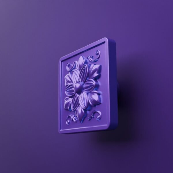 Carré Palazzo — Rosace — L — Lilas Sombre