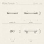 Colonne Florentine Essentiel sketch 3D - Holdon Paris