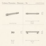 Colonne Florentine Rinceaux sketch 3D - Holdon Paris