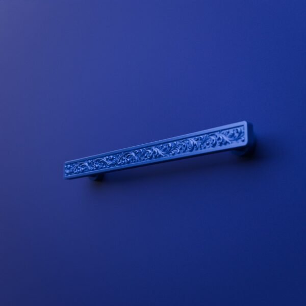Demibarre Palazzo — Rinceaux — XL — Bleu Electrique