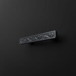 Palazzo Slim Bar, Scrollwork, S, Titanium Gray