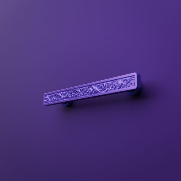 Demibarre Palazzo — Rinceaux — M — Lilas Sombre