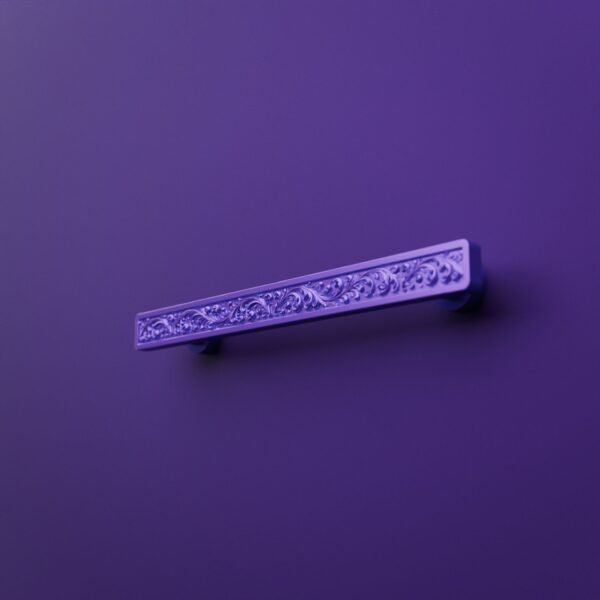 Demibarre Palazzo — Rinceaux — L — Lilas Sombre