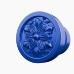 Rond Classica Rosace Bleu Electrique - Holdon Paris