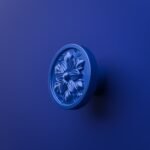 Rond Classica Rosace Bleu Electrique - Holdon Paris