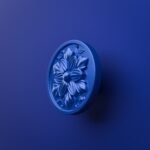 Rond Classica Rosace Bleu Electrique - Holdon Paris
