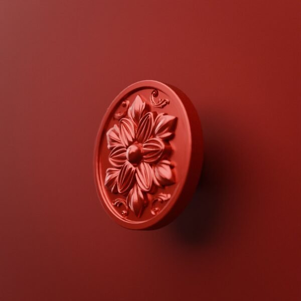 Rond Classica — Rosace — L — Candy Red