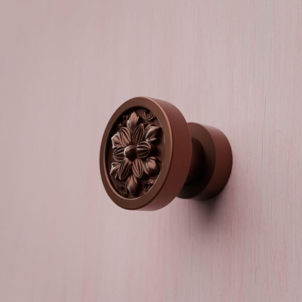 Classica Round, Rosette, S, Satin Copper