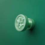Classica Round, Rosette, S, Light Emerald
