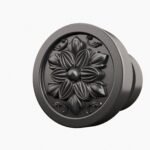 Rond Classica Rosace Gris Titane - Holdon Paris
