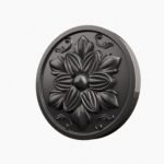 Rond Classica Rosace Gris Titane - Holdon Paris