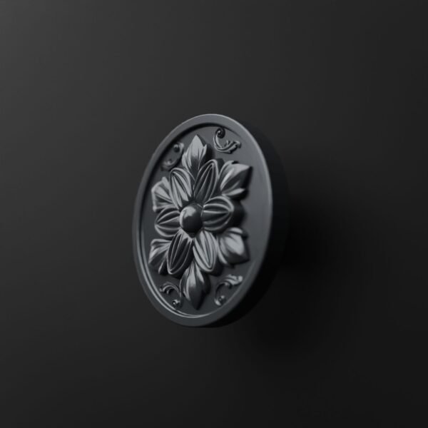 Classica Round, Rosette, L, Titanium Gray