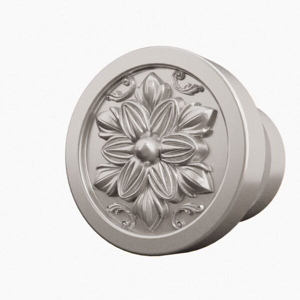 Rond Classica — Rosace — S — Gris argenté