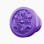 Rond Classica Rosace Lilas Sombre - Holdon Paris