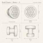 Rond Classica Rosace sketch 3D - Holdon Paris