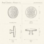 Rond Classica Rosace sketch 3D - Holdon Paris