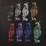 Poignées baroque en couleurs