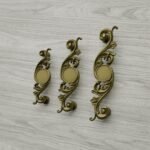 Classica Arabesque, M, Satin Brass, size comparison