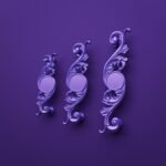 Arabesque Classica, M, Lilas Sombre, Größenvergleich