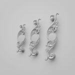 Classica Arabesque, M, White Snow, size comparison