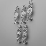 Comparaison des motifs — poignée de meuble Arabesque Classica Gris argenté M — Holdon Paris