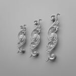 Classica Arabesque, Sleeping Lion, M, Silver Gray, size comparison