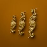 Classica Arabesque, Scrollwork, M, Golden Sun, size comparison