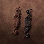Comparaison des finitions — poignée de meuble Arabesque Classica Rosace Cuivre XL — Holdon Paris