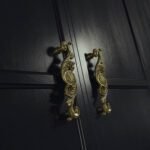 Luxury brass cabinet handles