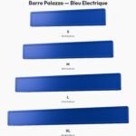 Poignée Barre Palazzo Essentiel Bleu Electrique — comparaison des tailles — Holdon Paris