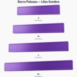 Poignée Barre Palazzo Essentiel Lilas Sombre — comparaison des tailles — Holdon Paris
